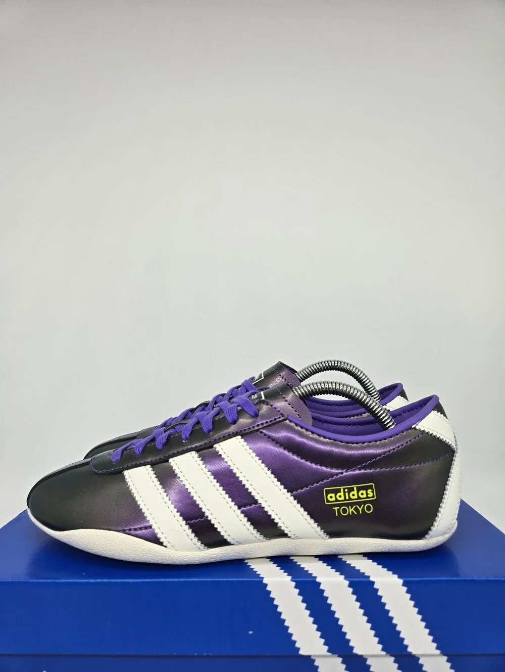 adidas Women's Tokyo IH6610 Metallic Purple Off White Shoes Size 8